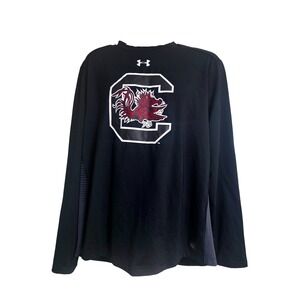 Under Armour South Carolina Gamecocks ColdGear Reactor LS Shirt Mens XL Black A8